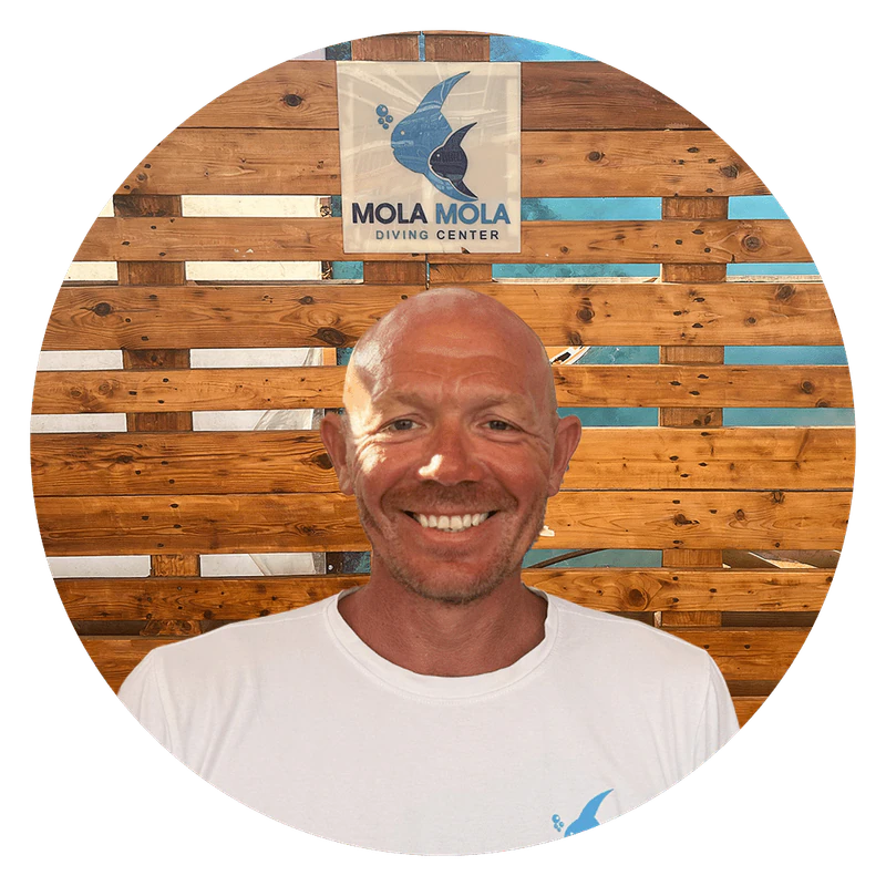 Stevan, Instructor at MolaMola Diving Center